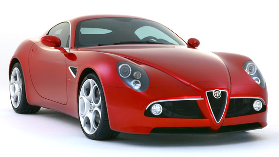 The Alfa Romeo 8C is a descendent of one of the most prestigious Gran 