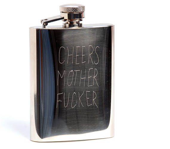 The Cheers Mother Fucker Flask by In God We 