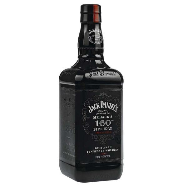 Jack Daniels 160th Birthday Limited Edition Bottle