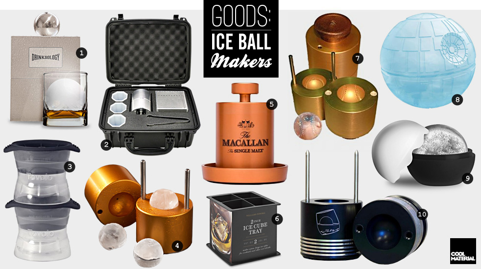 Goods: Ice Ball Makers  Cool Material