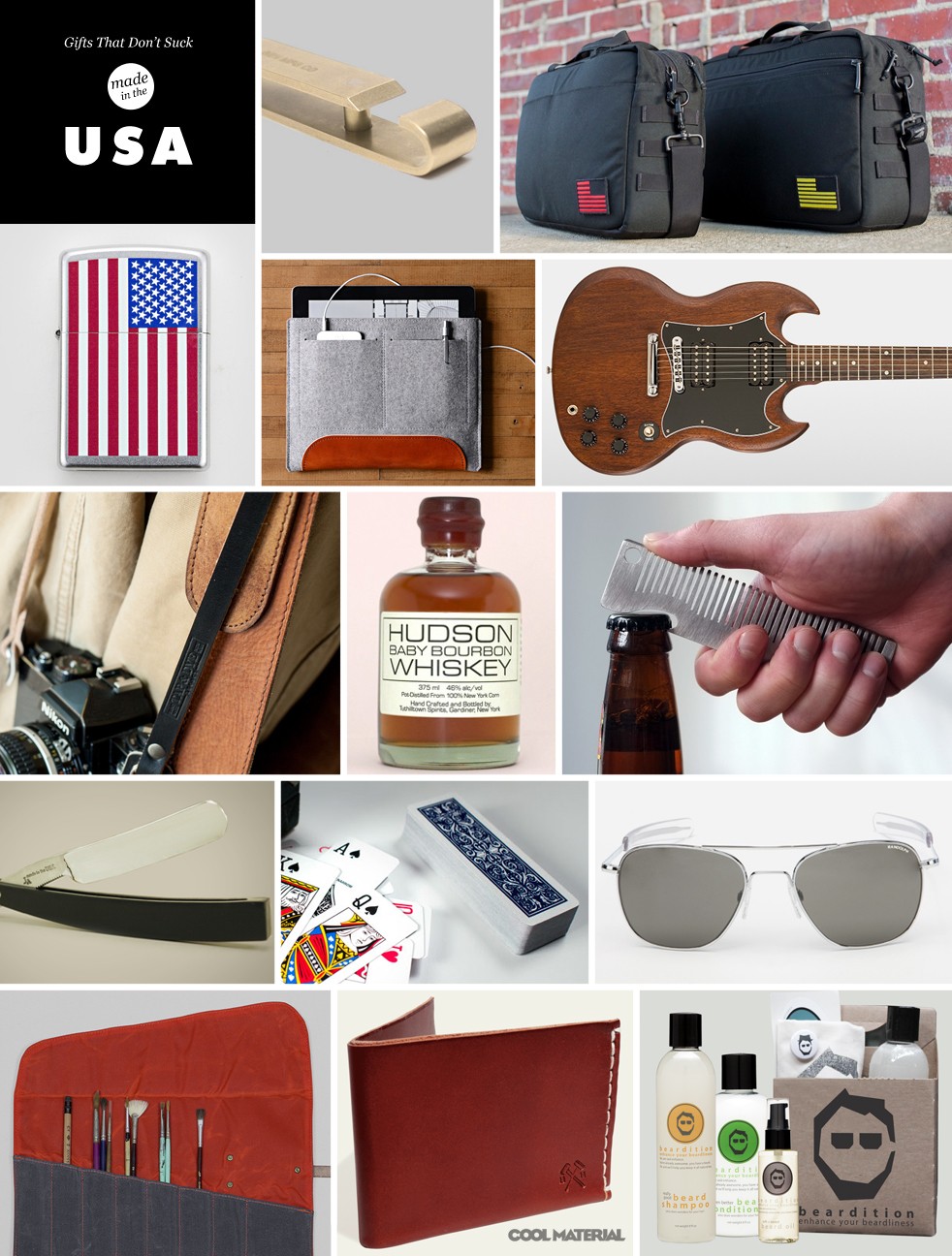Gifts for Guys Made in the USA | Cool Material