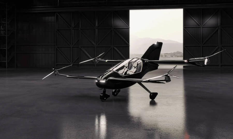 SKYFLY Axe Personal EVTOL Aircraft Cool Material