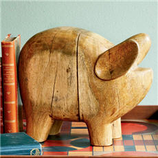 wooden-carved-pig