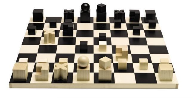 Bauhaus-Chessmen-Chess-Pieces
