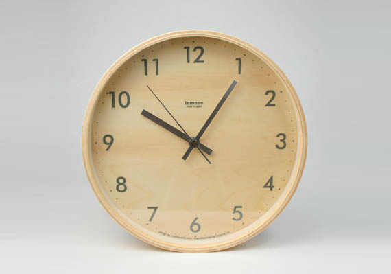 Lemnos Plywood Wall Clock