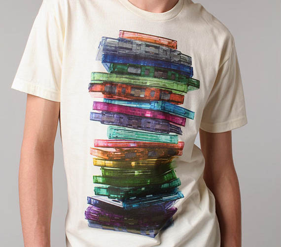 Urban Outfitters Cassette Stacks Tee