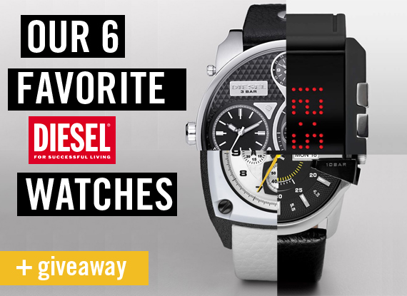 Our 6 Favorite Diesel Watches + Giveaway