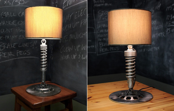 Vintage Motorcycle Lamp Cool Material, Motorcycle Table Lamps