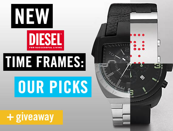 New Diesel Time Frames: Our Picks + Giveaway