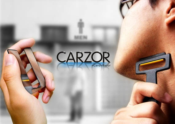 Carzor-Card-Shaped-Razor-Mirror