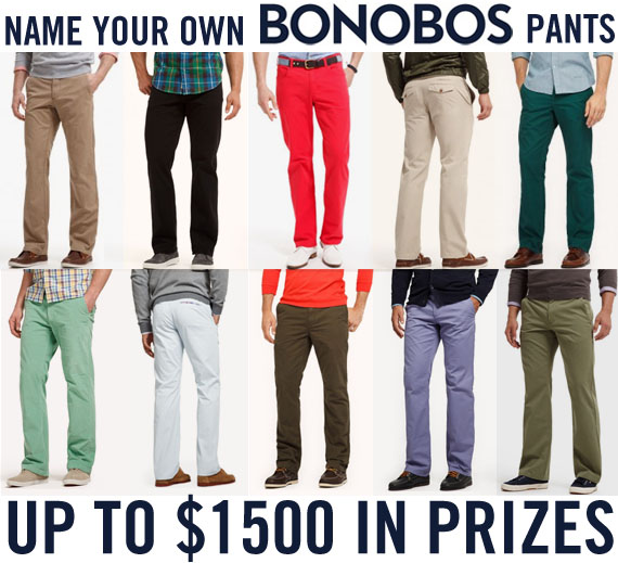 GIVEAWAY: Name Your Own Bonobos Pants