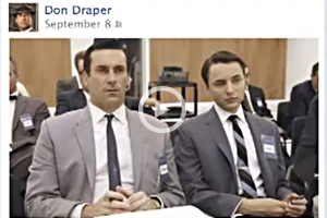 Don Draper Presents Facebook Timeline