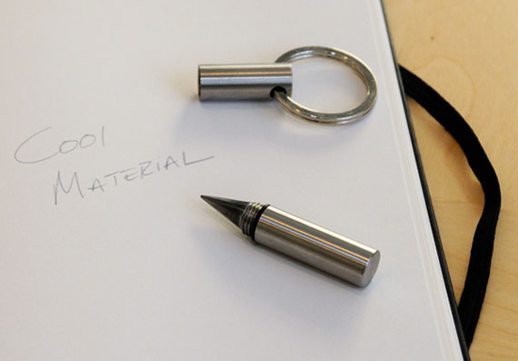 Metal Inkless Pen + Key Ring