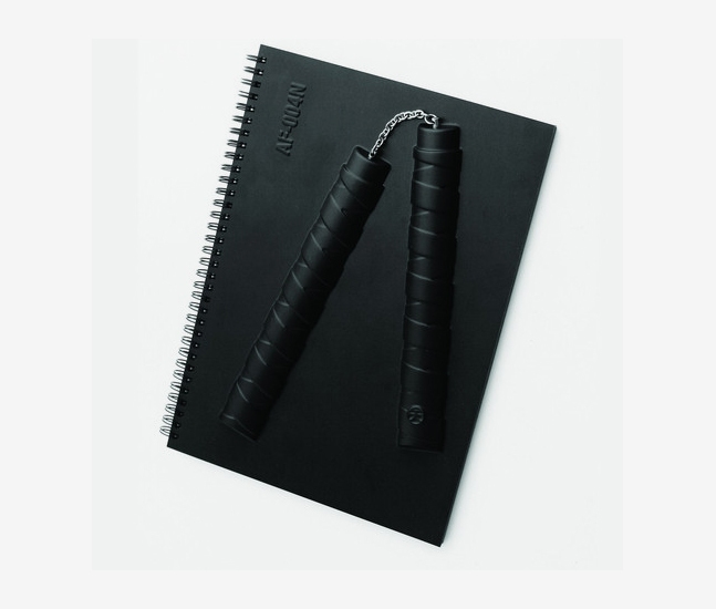 Armed-Notebook-Nunchucks