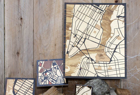 Woodcut-Maps