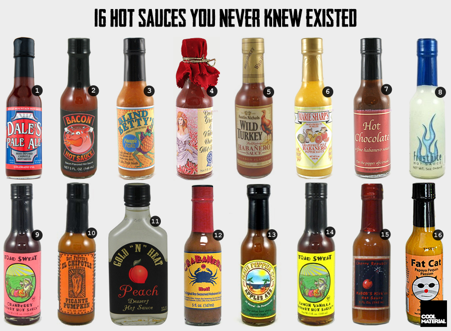 16 Hot Sauces You Never Knew Existed