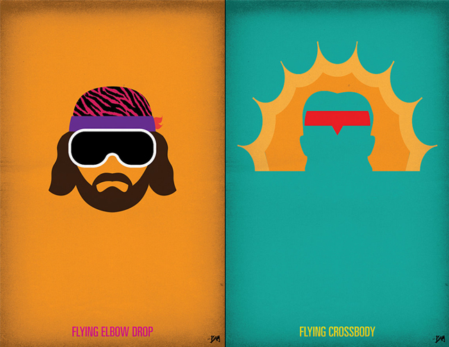 WWF Legends Minimalist Posters