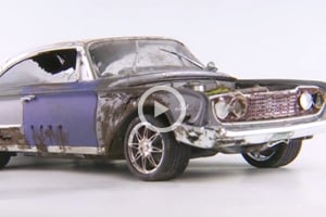 John Findra’s Miniature Wrecks: Rusted Cars as Art