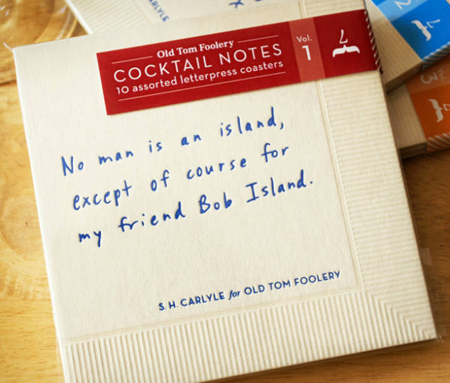 Old Tom Foolery Cocktail Notes Cool Material