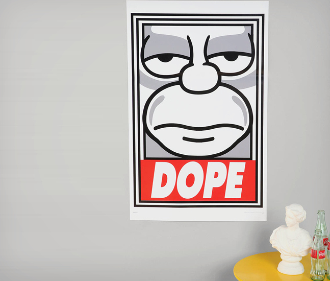 Shepard-Fairey-x-The-Simpsons-Dope-Poster-3