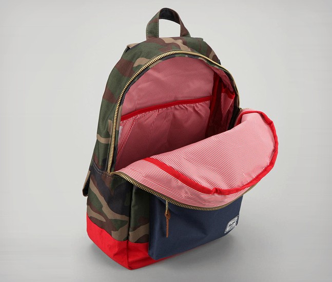 herschel colorblock backpack