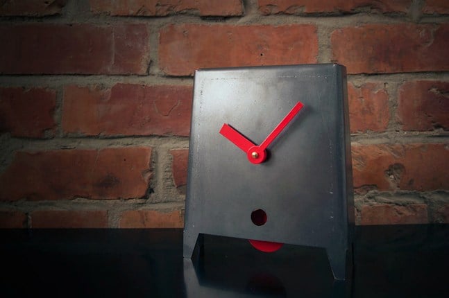 Michael Siney Steel Clocks