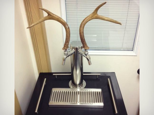 deer-antler--tap-handle