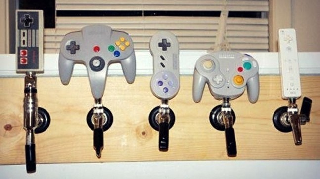 video-game-controller-beer-tap-handles