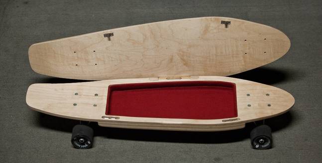 The World’s First Skateboard with Built-In Storage