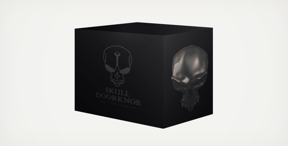 skull-doorknob