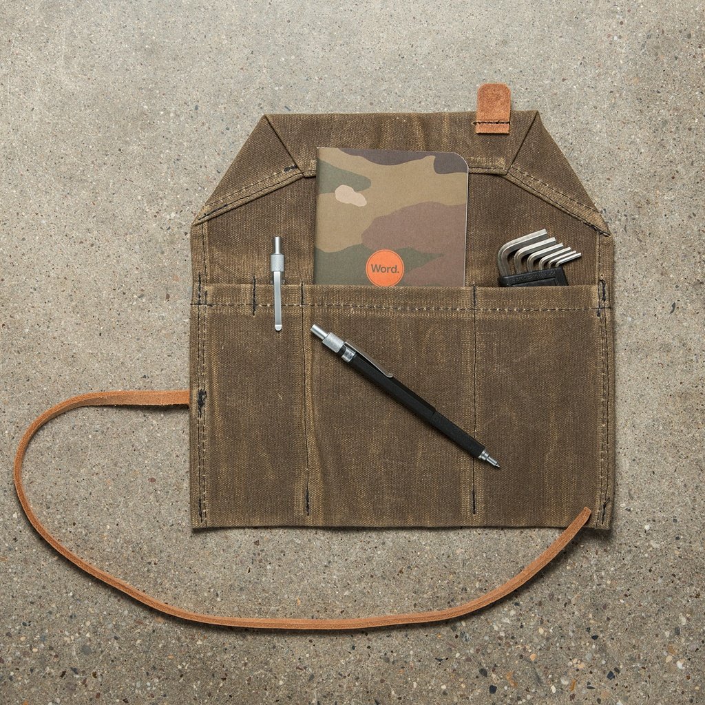 Using This Waxed Canvas Utility Roll is Better Than Carrying a Purse