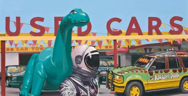 Scott Listfield Really Likes Painting Astronauts and Dinosaurs