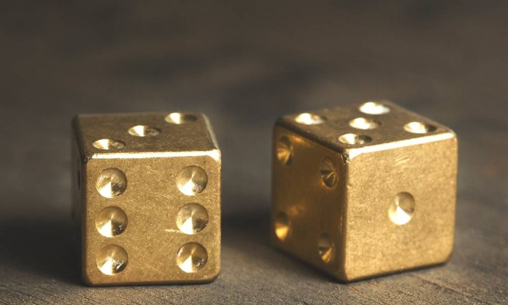 Gifts Perfect for Games or Display! Set of 6 Solid Brass Dice 