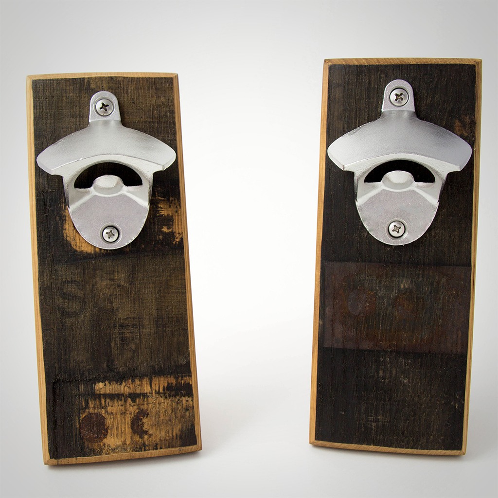 The DropCatch Bourbon Bottle Opener Is Made From Old Bourbon Barrels
