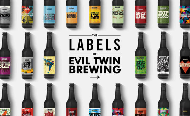 The Labels of Evil Twin Brewing