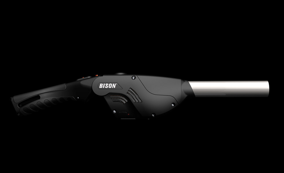 thumbnail image 2 of Infora BLK Bison Airlighter – Butane Torch With Blower For BBQ, Fireplace, Camping & Cooking 2 of 13