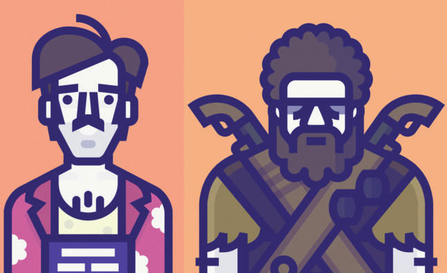 The Casts of Coen Brothers Movies, Illustrated