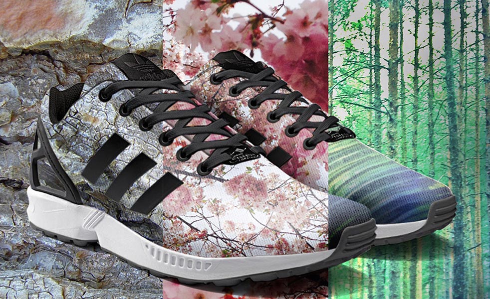 اندر Design Your Own Adidas ZX Flux Sneakers | Cool Material اندر