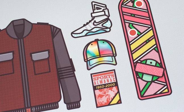 The Illustrated Prints Of Marty McFly’s Gear