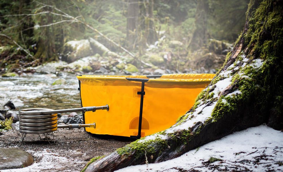 The Nomad Collapsible Tub Is Your New Portable Hot Tub