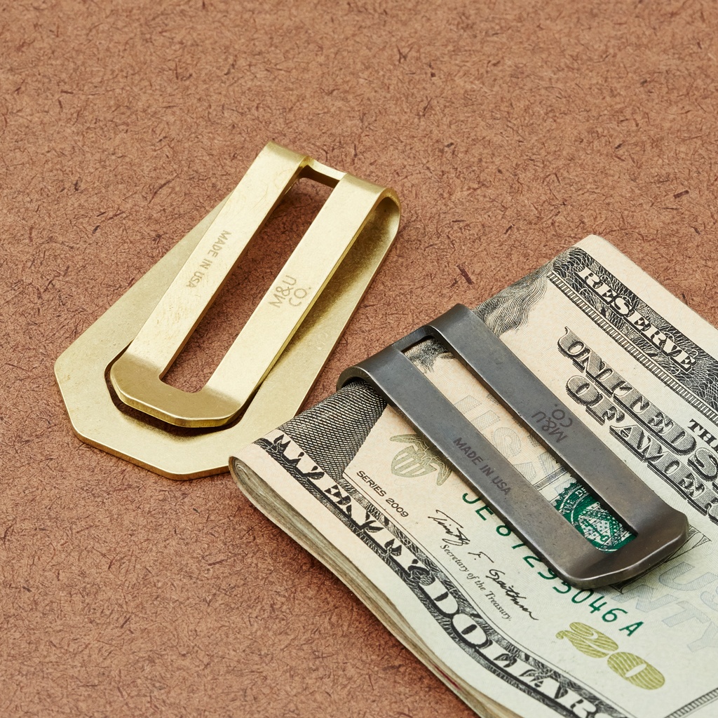 The Solid Brass Money Clip Is The Least Pretentious Money Clip Ever