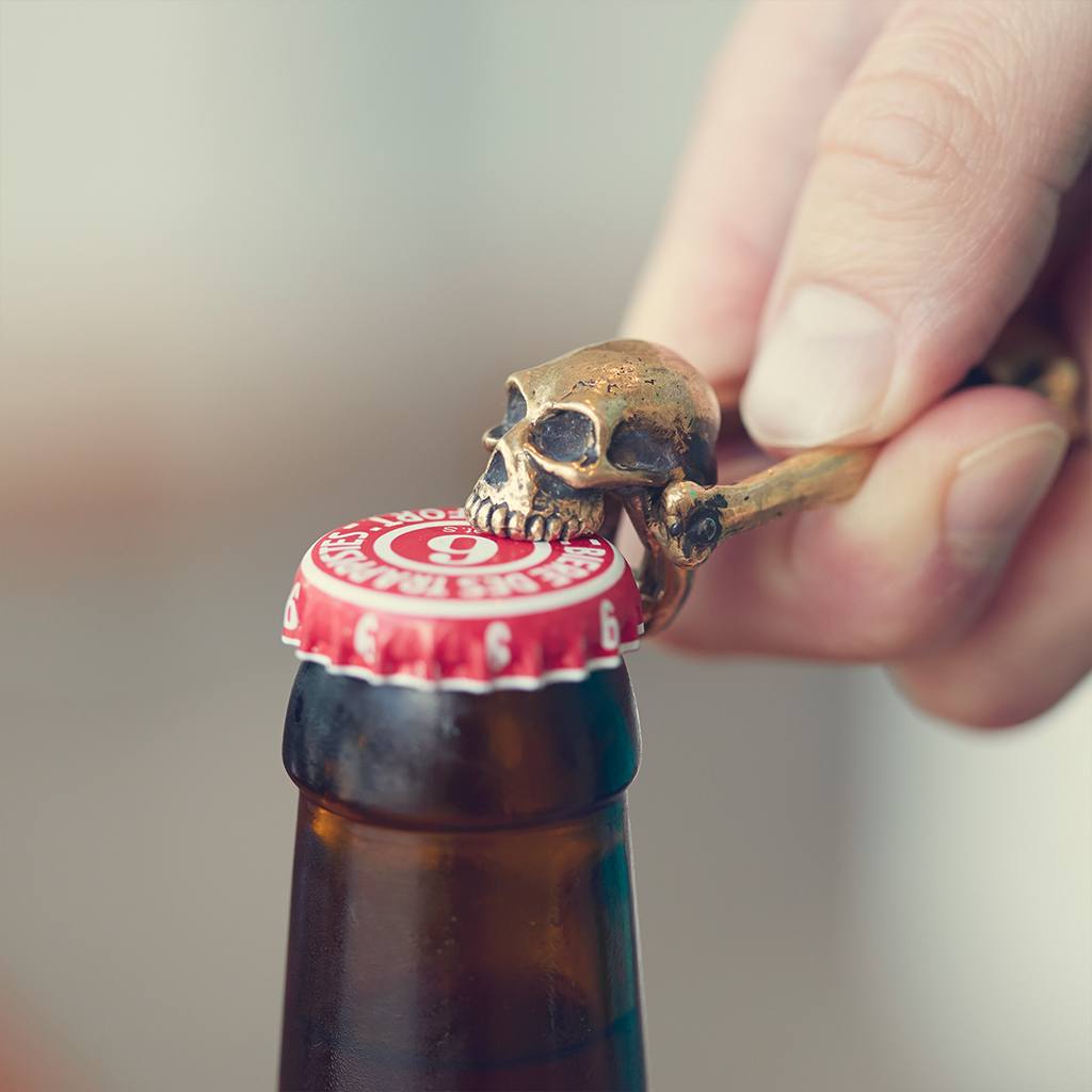 This Skull Bottle Opener Will Remind You To Celebrate
