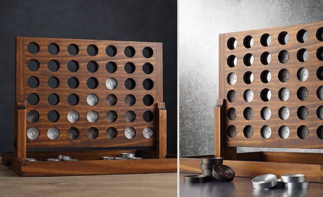Wood and Aluminum Connect Four
