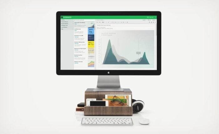 Evernote Bent Plywood Desktop Platforms by Eric Pfeiffer