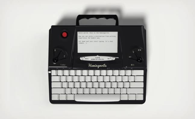 The Hemingwrite Allows For Distraction-Free Writing