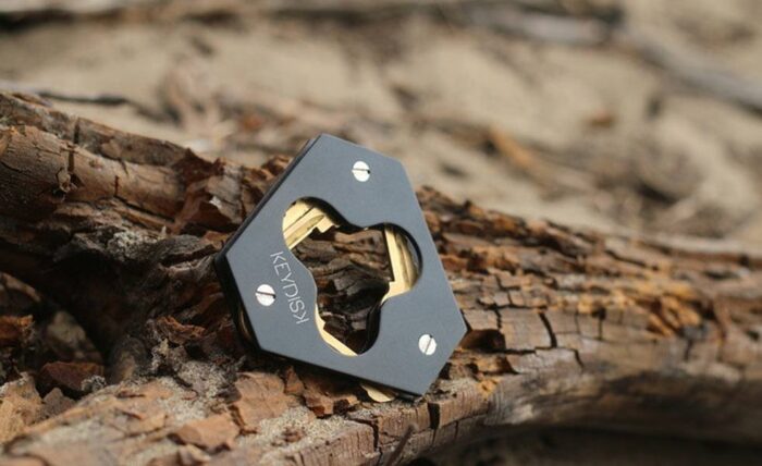 The KeyDisk 2 Holds up to 9 Keys