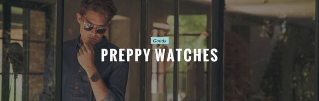 Goods: Preppy Watches