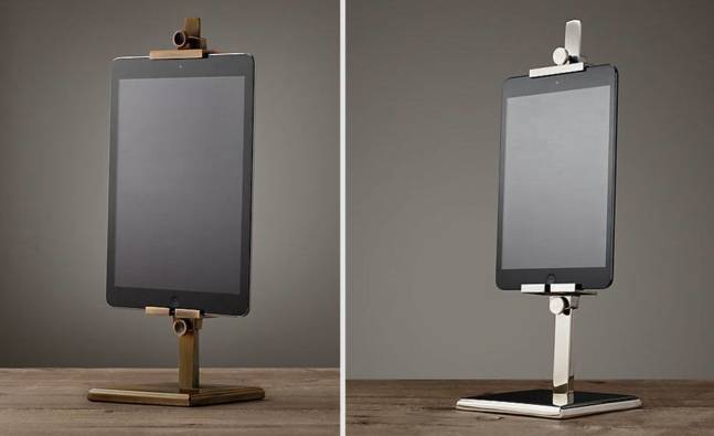 Retro Styled Metal iPad Easels