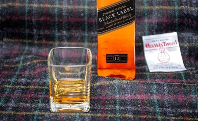 Harris Tweed Hebrides and Johnnie Walker Created a Blanket that Smells Like Whisky