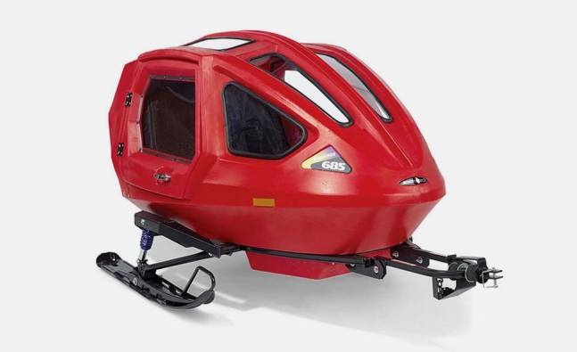 The Snowcoach Attaches Right To Your Snowmobile